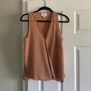 Peach colored tank top by Olive and Oak